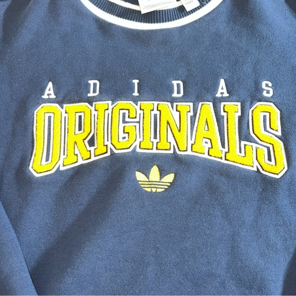 Vintage  Adidas Originals Blue Sweater - Picture 3 of 11